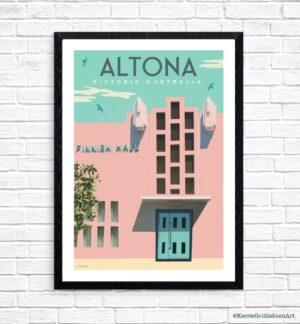 Altona Finnish Hall Pink by Kerrie Gottliebsen
