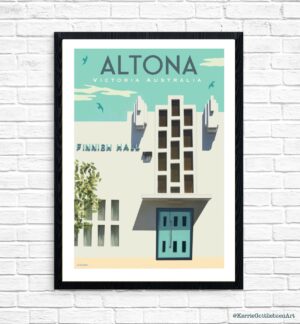 Altona Finnish Hall white by Kerrie Gottliebsen