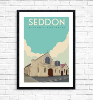 Seddon Macedonian Church Sky by Kerrie Gottliebsen