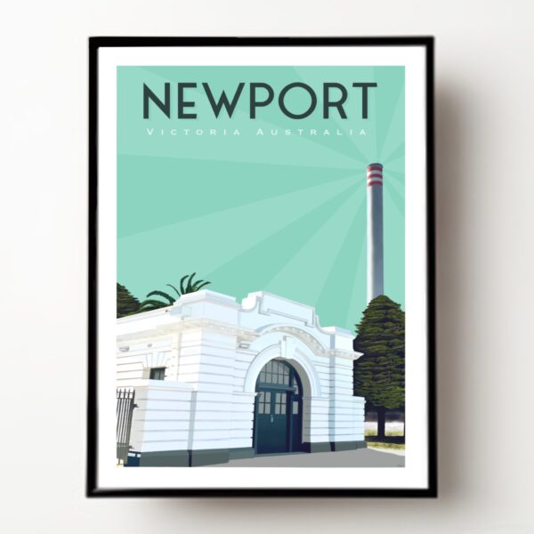 Newport Power Station Gatehouse by Kerrie Gottliebsen