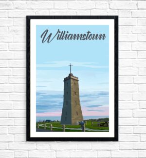 Williamstown Timeball Tower Dusk framed by Kerrie Gottliebsen