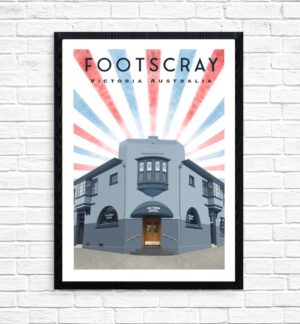 Footscray Victoria Hotel framed by Kerrie Gottliebsen