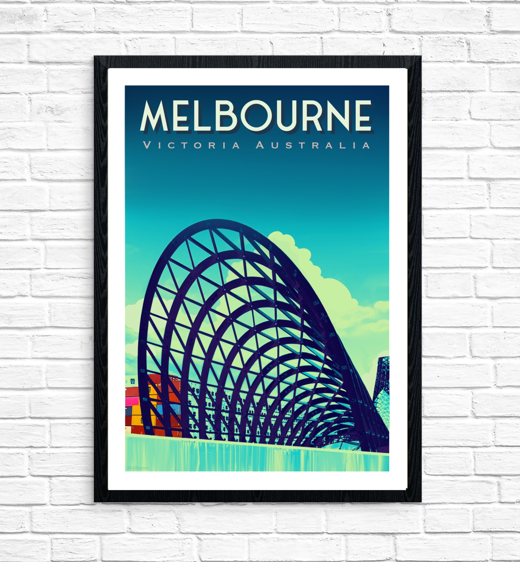 Melbourne Eel Nets by Kerrie Gottliebsen