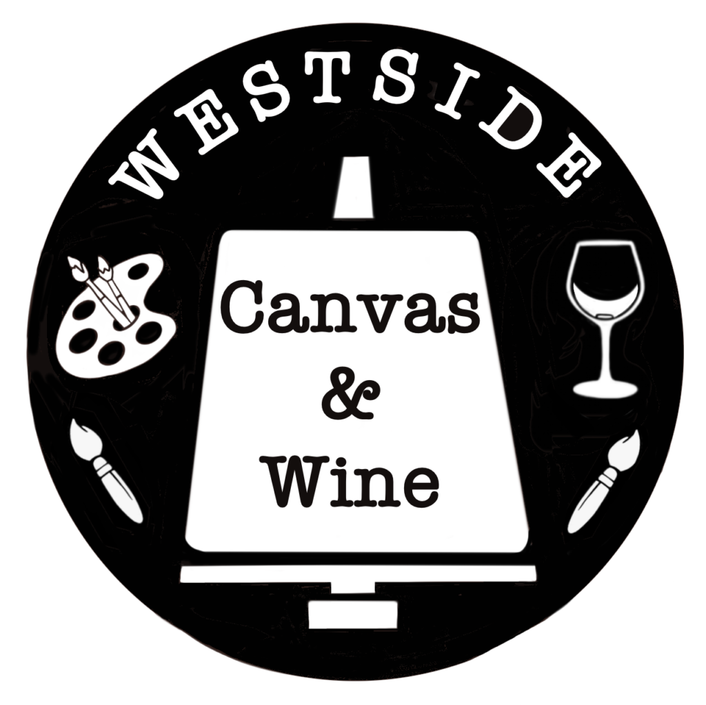 Westside Canvas and Wine logo by Kerrie Gottliebsen