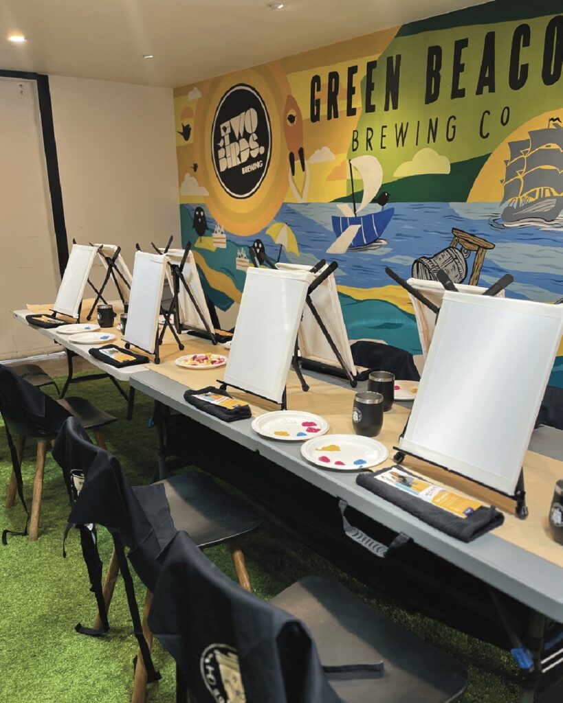 Westside Canvas and Wine in Altona by Kerrie Gottliebsen